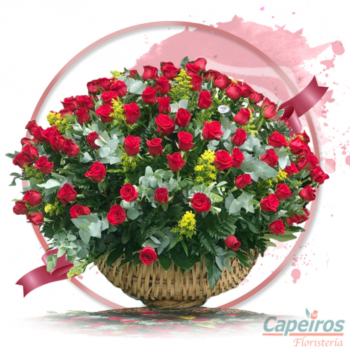 Canasta Rosas 08