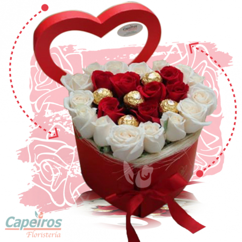 Caja Chocolates y Rosas