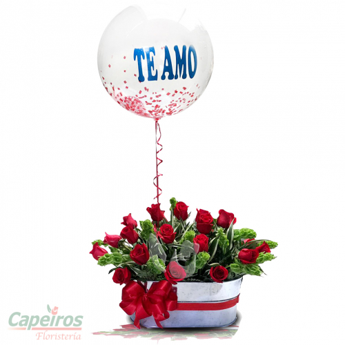 Rosas y Globo