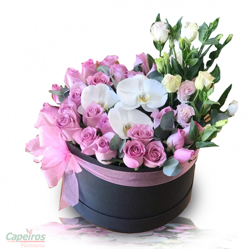 Rosas con Orquideas