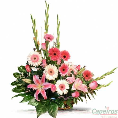 Primaveral Gerberas y Lirios