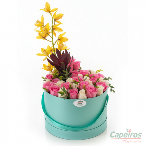 Caja Rosas y Orquidea 1